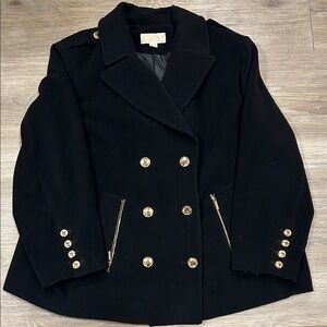 Michael Kors Double-Breasted Pea Coat